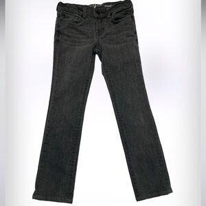 7 for all mankind gray denim jeans, size 8, Roxanne